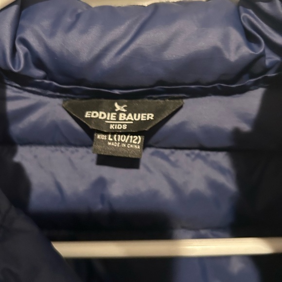 Eddie Bauer Kids Blue Puffer Jacket - Picture 2 of 3